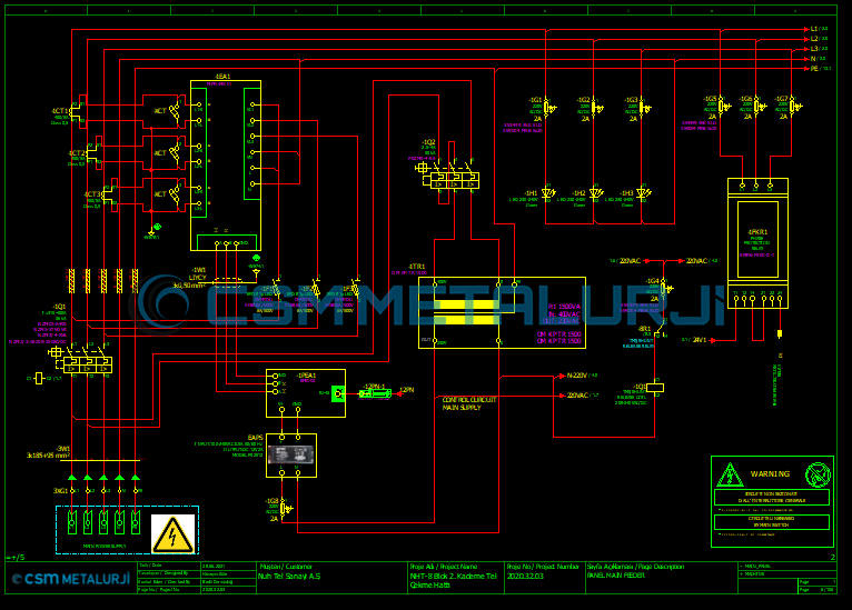 Elektrik proje tasarımı ve uygulaması